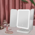 Espejo LED Lumière™, fondo rosa